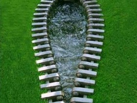 Креативна ідея садового водоймища