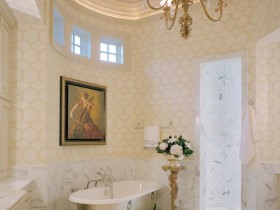 The design of the bathroom