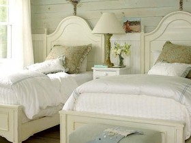 Bedroom in country style