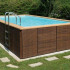 Оригинальная идея: деревянный бассейн на дачном участке