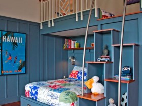 Beautiful decoration of children's room for boy