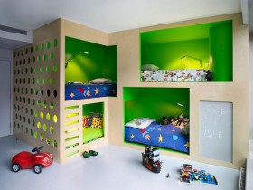 Design beds for three children