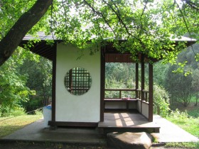 Oriental style gazebo