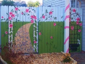 Art painting fences