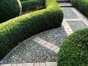 Garden path stone
