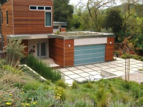 Современный дизайн гаража на даче