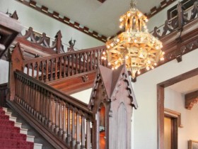 Staircase in the Gothic style