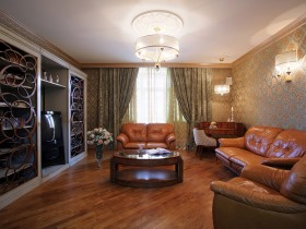 Роскошный интерьер гостиной в классическом стиле