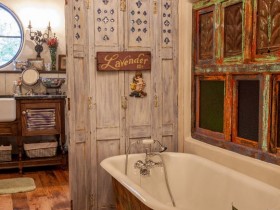 Bathroom in country style