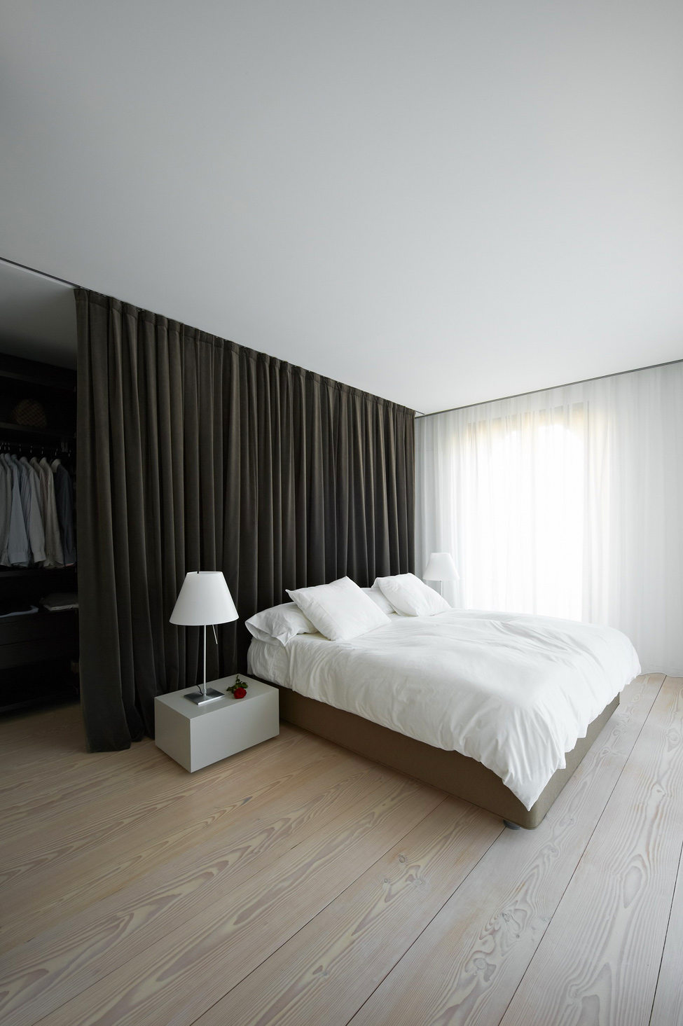The bedroom interior design