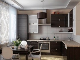 The little black and white kitchen