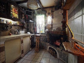 Дызайнерская маленькая кухня