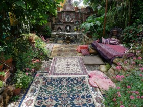 Mosaics in the Moorish garden