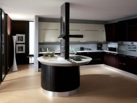 The idea of the kitchen design