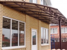 Modern canopy for porch