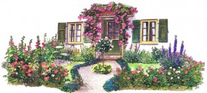 The nature and photo examples of garden design with their hands