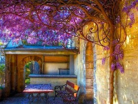 Beautiful patio design at the cottage