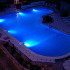 What fixtures are needed to illuminate the pool at night?