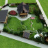 Landscaping suburban area in 15 acres with his own hands
