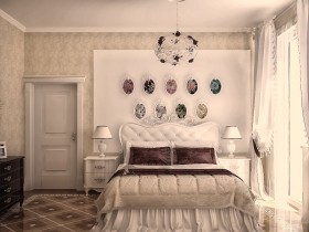 Bedroom, decorated in the style of Provence