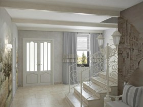 Entrance hall in the style of Provence
