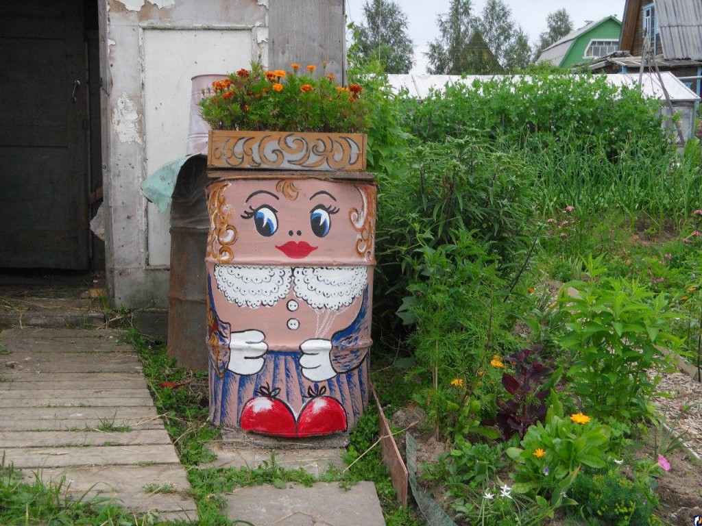 Поделки на дачный участок фото Поделки на дачный участок фото