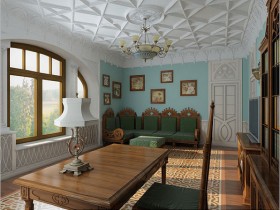 Особистий кабінет в романському стилі