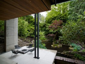 Terrace in Japanese style