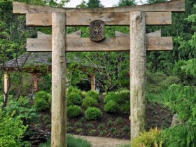 Садовая арка в китайском стиле