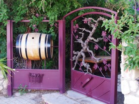 Decorative garden gate
