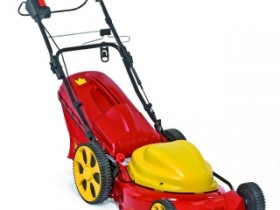 Self-propelled electric lawn mower