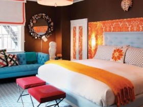 Bright modern bedroom