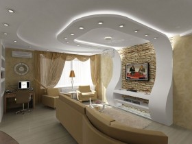Розкішний дизайн вітальні кімнати