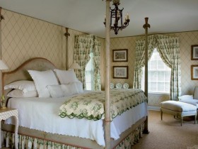 Красивый дизайн светлой спальни