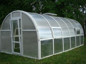 Modern greenhouse in the country
