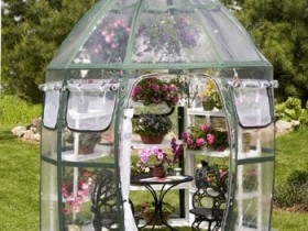 The original design of the greenhouse