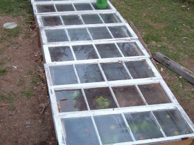 Greenhouse glass frames