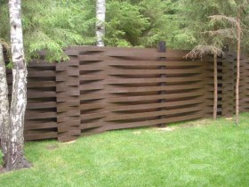 Wood fenced