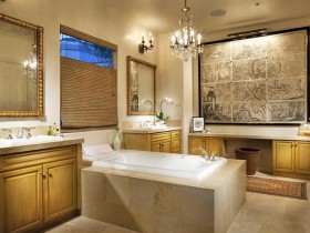 Большая ванная комната роскошного дизайна