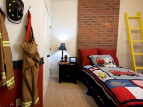 Детская комната для будущего пожарника