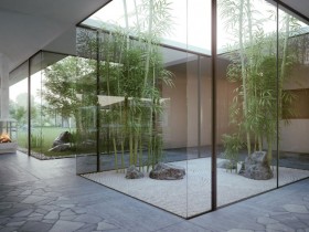 Миниатюрный японский сад камней