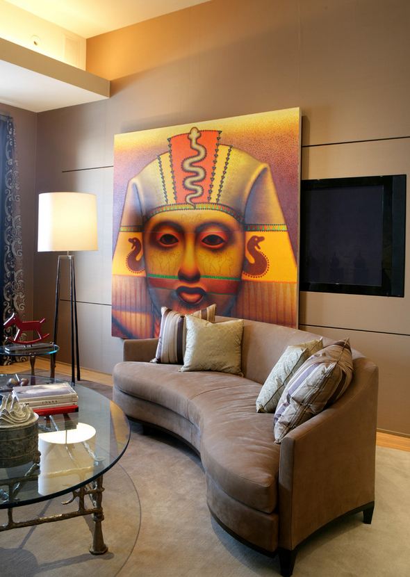 Egyptian Style In The Interior Photos, Egyptian Style Living Room Furniture