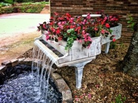 Идея создания фонтана в саду
