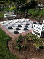 Идея оформления сада для шахматиста