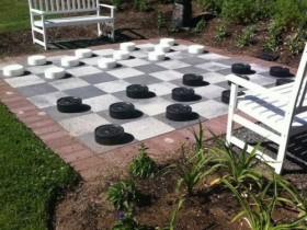 Идея оформления сада для шахматиста