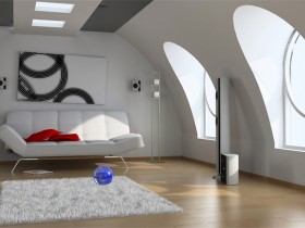 Спальня в стиле хай-тек