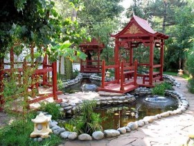 Оформление китайского сада