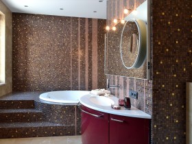 Отделка ванной комнаты керамической плиткой