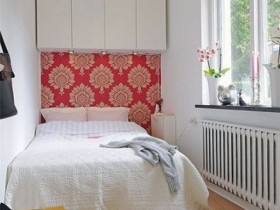 Красивая маленькая спальня в скандинавском стиле