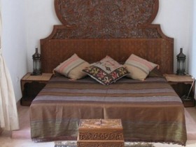 Дизайн кровати в марокканском стиле